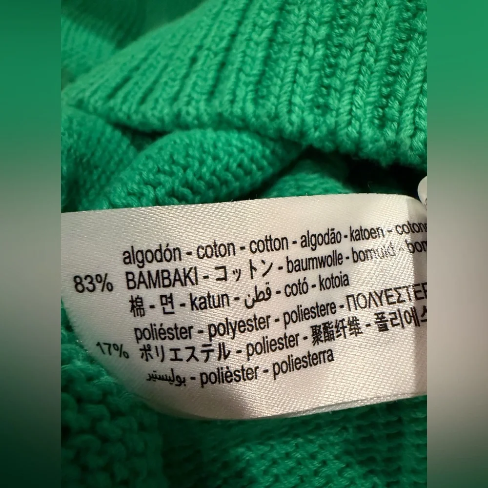Zara Vibrant Green Knit Sweater - Picture 4 of 4